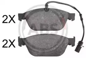 37855 A.B.S. Комплект тормозных колодок, дисковый тормоз