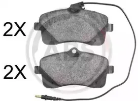 37858 A.B.S. Комплект тормозных колодок, дисковый тормоз