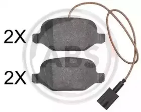 37863 A.B.S. Комплект тормозных колодок, дисковый тормоз