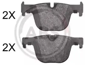 37925 A.B.S. Комплект тормозных колодок, дисковый тормоз