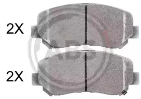 37929 A.B.S. Комплект тормозных колодок, дисковый тормоз