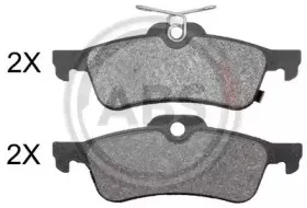 37944 A.B.S. Комплект тормозных колодок, дисковый тормоз