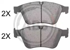 37945 A.B.S. Комплект тормозных колодок, дисковый тормоз