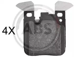 37953 A.B.S. Комплект тормозных колодок, дисковый тормоз