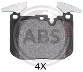 37954 A.B.S. Комплект тормозных колодок, дисковый тормоз