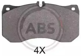 37962 A.B.S. Комплект тормозных колодок, дисковый тормоз
