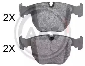 37985 A.B.S. Комплект тормозных колодок, дисковый тормоз