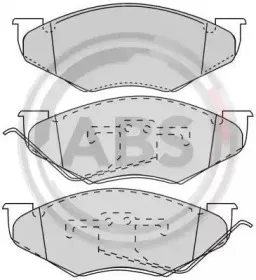38416 A.B.S. Комплект тормозных колодок, дисковый тормоз