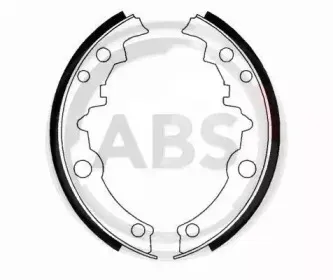 40553 A.B.S. Комплект тормозных колодок