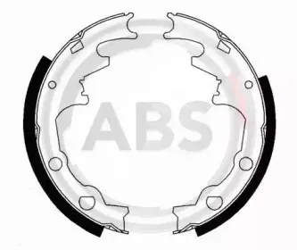 40569 A.B.S. Комплект тормозных колодок