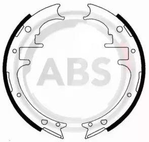40581 A.B.S. Комплект тормозных колодок
