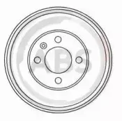 7173-S A.B.S. Тормозной барабан