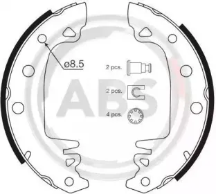8111 A.B.S. Комплект тормозных колодок