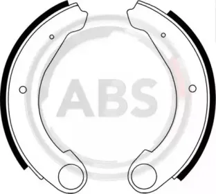 8402 A.B.S. Комплект тормозных колодок