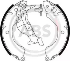 8667 A.B.S. Комплект тормозных колодок