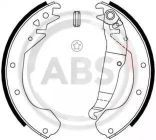 8807 A.B.S. Комплект тормозных колодок