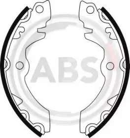 8977 A.B.S. Комплект тормозных колодок, стояночная тормозная система