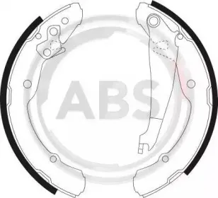 9042 A.B.S. Комплект тормозных колодок