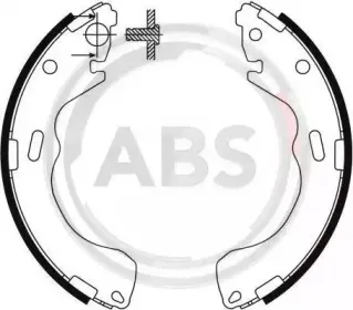 9068 A.B.S. Комплект тормозных колодок