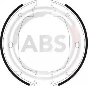 9069 A.B.S. Комплект тормозных колодок, стояночная тормозная система