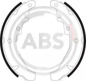 9073 A.B.S. Комплект тормозных колодок