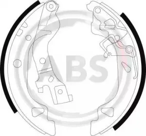 9075 A.B.S. Комплект тормозных колодок