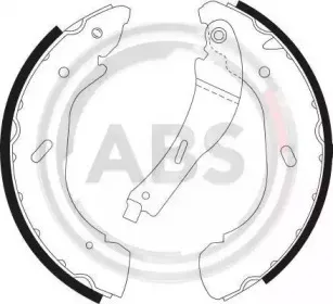 9087 A.B.S. Комплект тормозных колодок