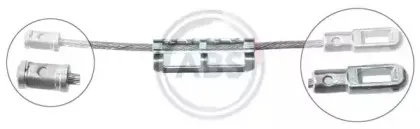 K12096 A.B.S. Трос, стояночная тормозная система