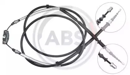 K12425 A.B.S. Трос, стояночная тормозная система