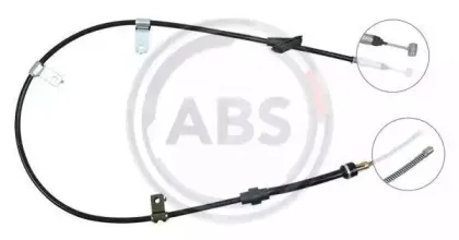 K12497 A.B.S. Трос, стояночная тормозная система