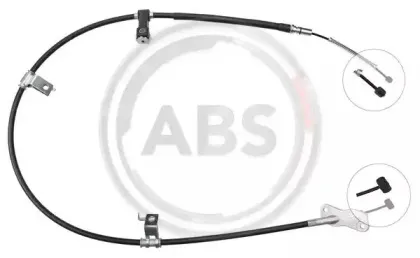 K17288 A.B.S. Трос, стояночная тормозная система