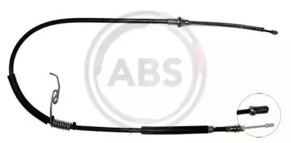 K17858 A.B.S. Трос, стояночная тормозная система