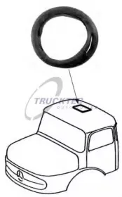 01.55.001 TRUCKTEC AUTOMOTIVE Декоративный / защитный молдинг, крыша
