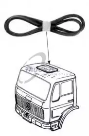 01.55.005 TRUCKTEC AUTOMOTIVE Прокладка, сдвигаемая панель крыши