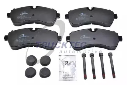 02.35.201 TRUCKTEC AUTOMOTIVE Комплект тормозных колодок, дисковый тормоз