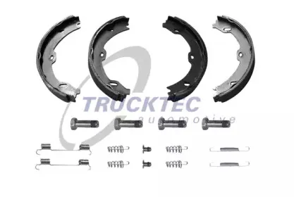 02.35.206 TRUCKTEC AUTOMOTIVE Комплект тормозных колодок, стояночная тормозная система