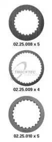 02.43.157 TRUCKTEC AUTOMOTIVE Комплект ламелей, автоматическая коробка передач