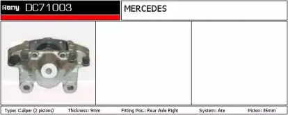 DC71003 REMY Тормозной суппорт