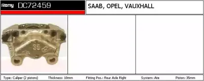 DC72459 REMY Тормозной суппорт