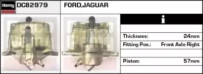 DC82979 REMY Тормозной суппорт