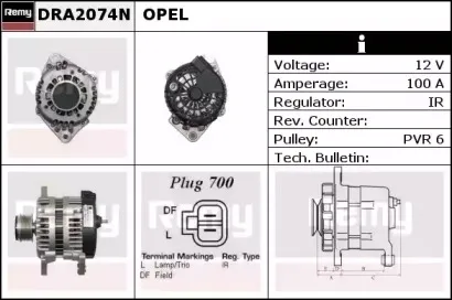 DRA2074N REMY Генератор
