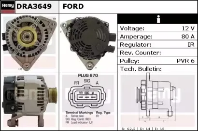 DRA3649 REMY Генератор