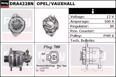 DRA4228N REMY Генератор