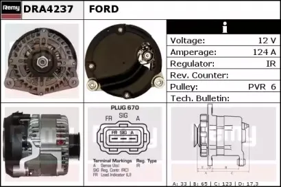 DRA4237 REMY Генератор