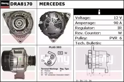 DRA8170 REMY Генератор