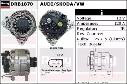 DRB1870 REMY Генератор