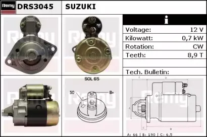 DRS3045 REMY Стартер