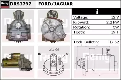 DRS3797 REMY Стартер