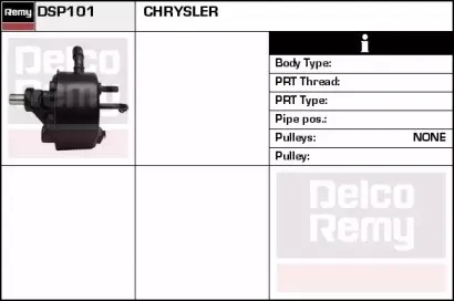 DSP101 REMY Гидравлический насос, рулевое управление