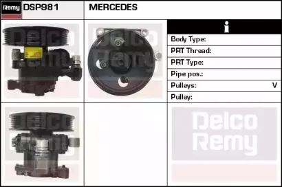 DSP981 REMY Гидравлический насос, рулевое управление